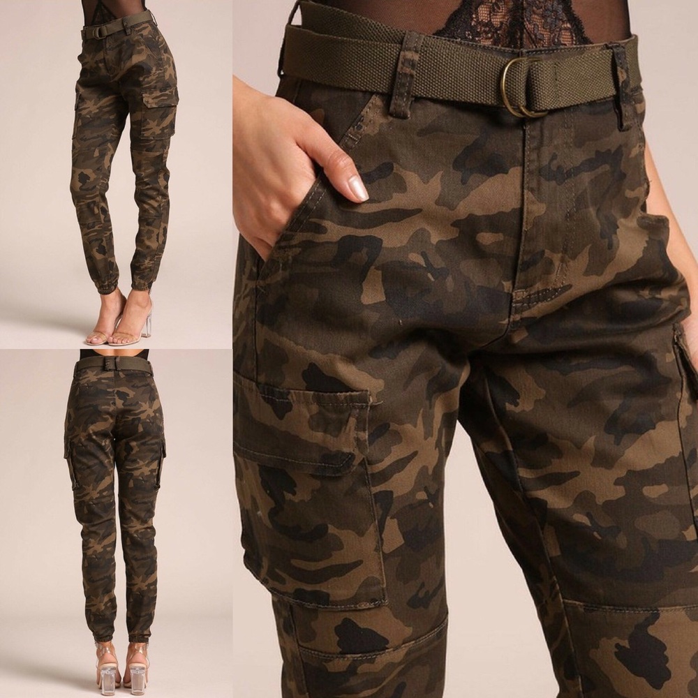 Tactical Belted Cargo Joggers